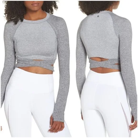 Zella Infinity Ombre Crop Tee sz Large - Picture 1 of 8